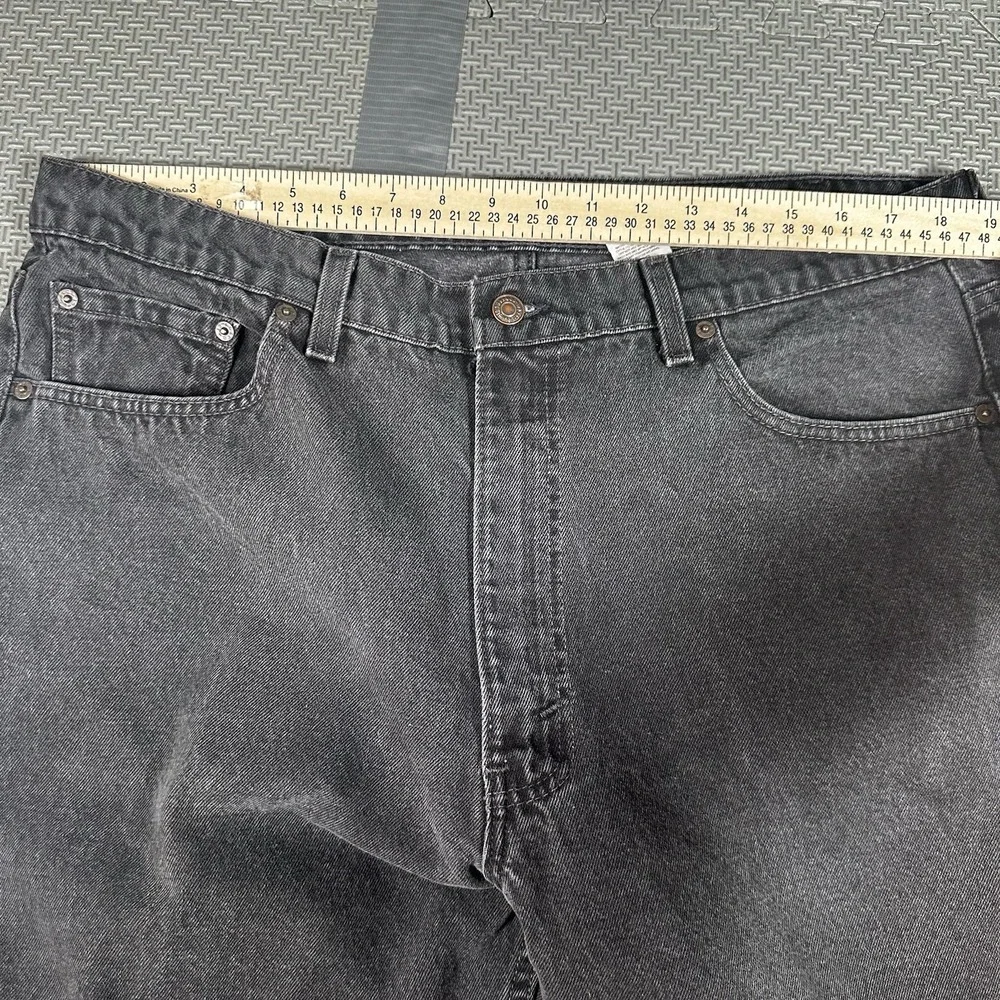Vintage Levis 565 Dark Jeans 38x28* Men's Loose Fit Wide Baggy Leg USA 90s EUC
